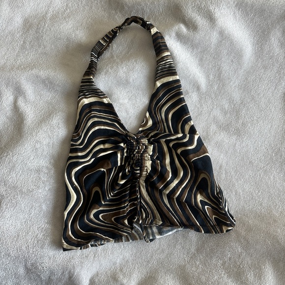 Motel Rocks 70’s style groovy halter top - Picture 1 of 5
